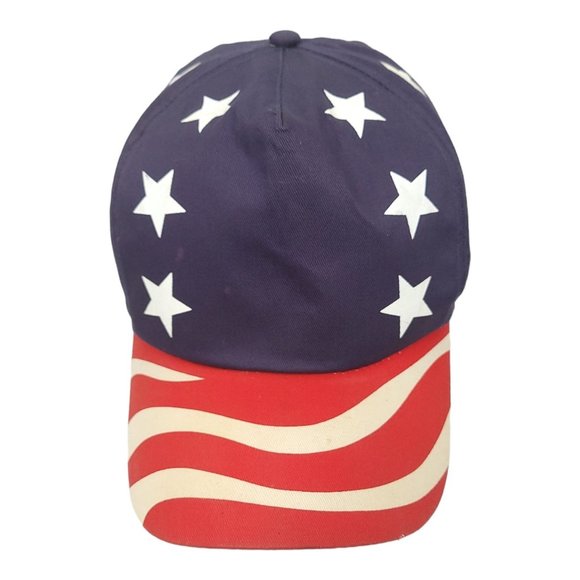Cobra Star Spangled Banner Flag Cap Snapback Cap Trucker Baseball Hat - Picture 1 of 13